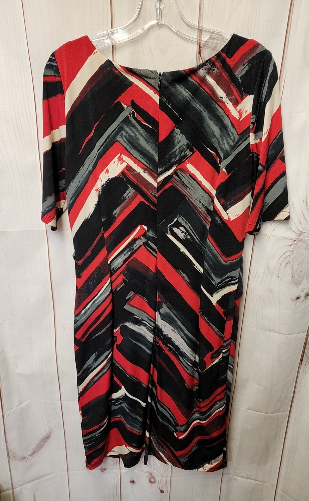 Ellen Tracy Women's Size 12 Red & Black Dress