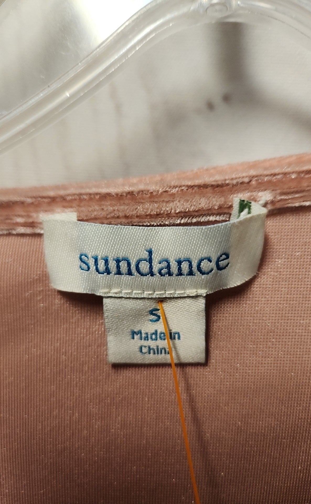 Sundance Women's Size S Peach Long Sleeve Top
