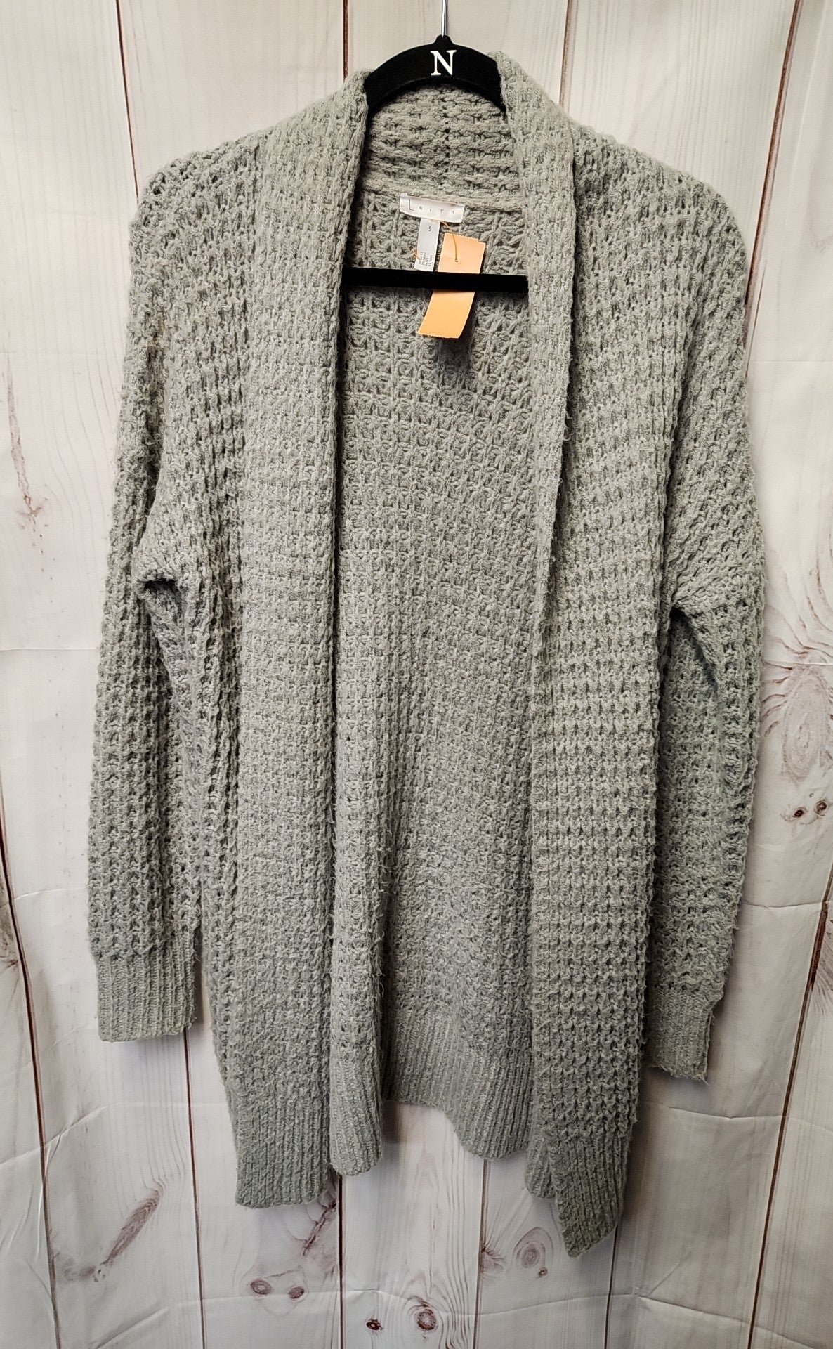 Leith Women's Size S Gray Cardigan