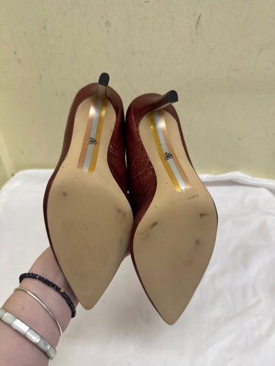 Sam Edelman Women's Size 6-1/2 Red Pumps Shoes