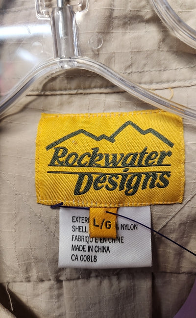 Rockwater Designs Men's Size L Beige Shirt