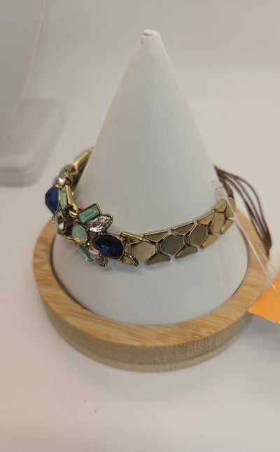 Blue Rhinestone Bracelet