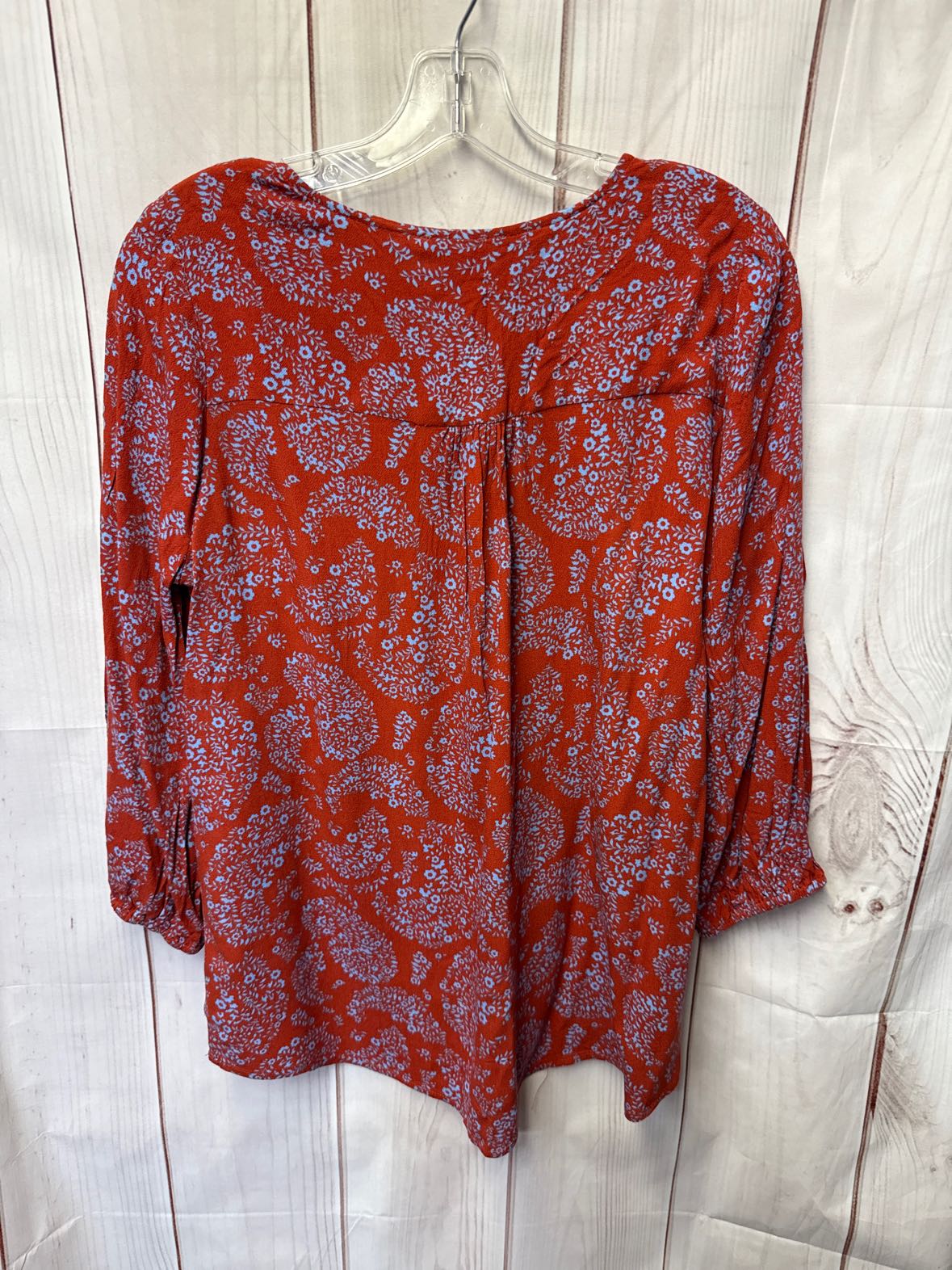 Skies are Blue Women's Size M Red 3/4 Sleeve Top