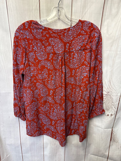 Skies are Blue Women's Size M Red 3/4 Sleeve Top