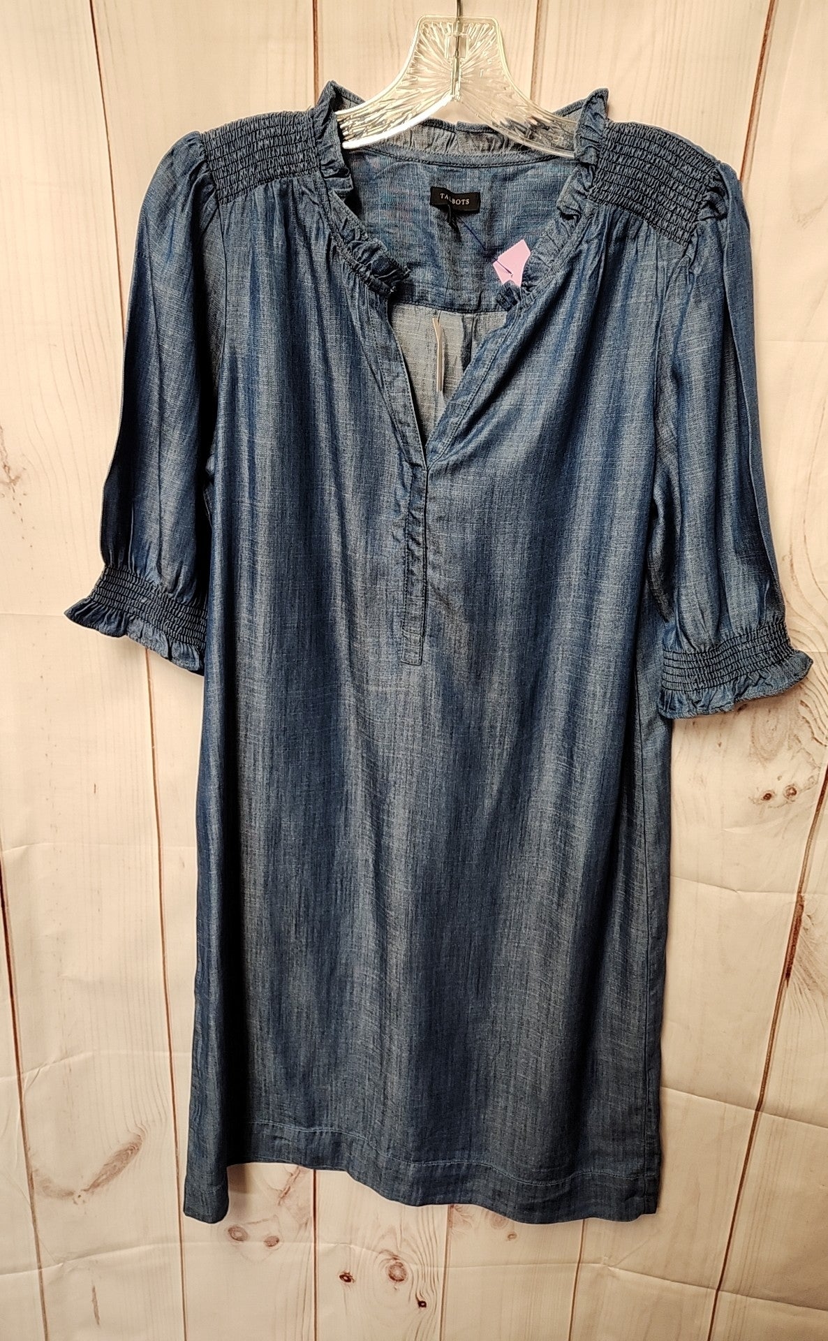 NWT Talbots Women's Size M Blue Dress