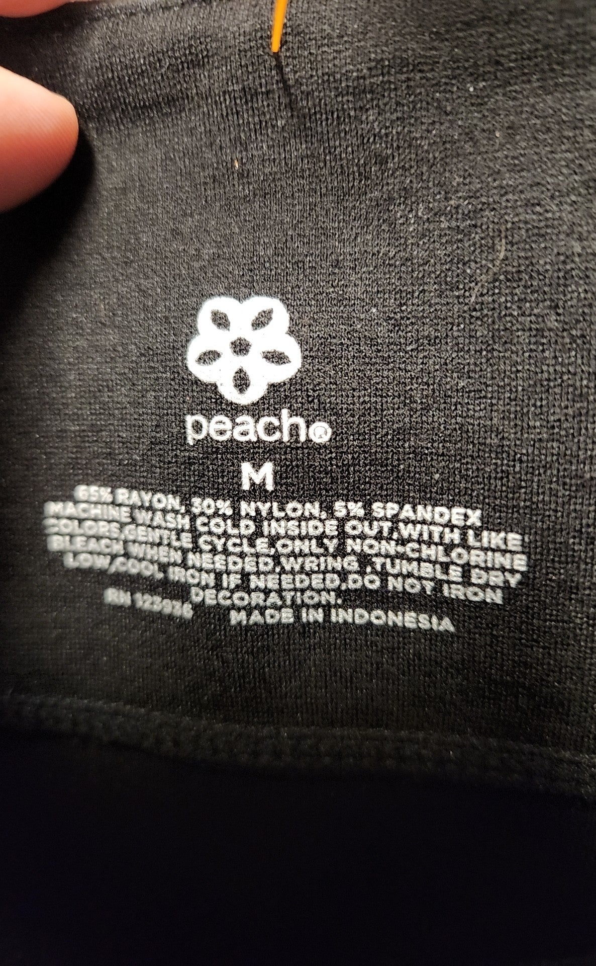 Peach Women's Size M Black Skirt