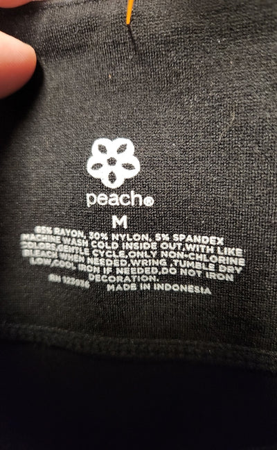 Peach Women's Size M Black Skirt