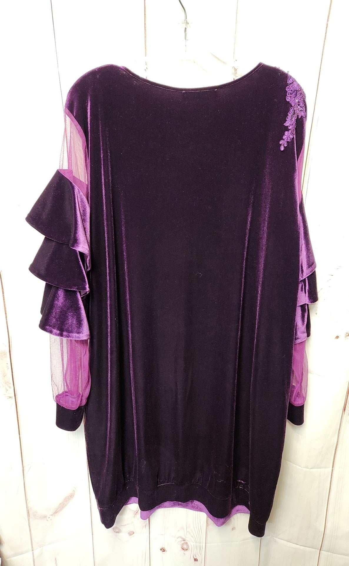 DZYN Line Women's Size 1X Purple Dress
