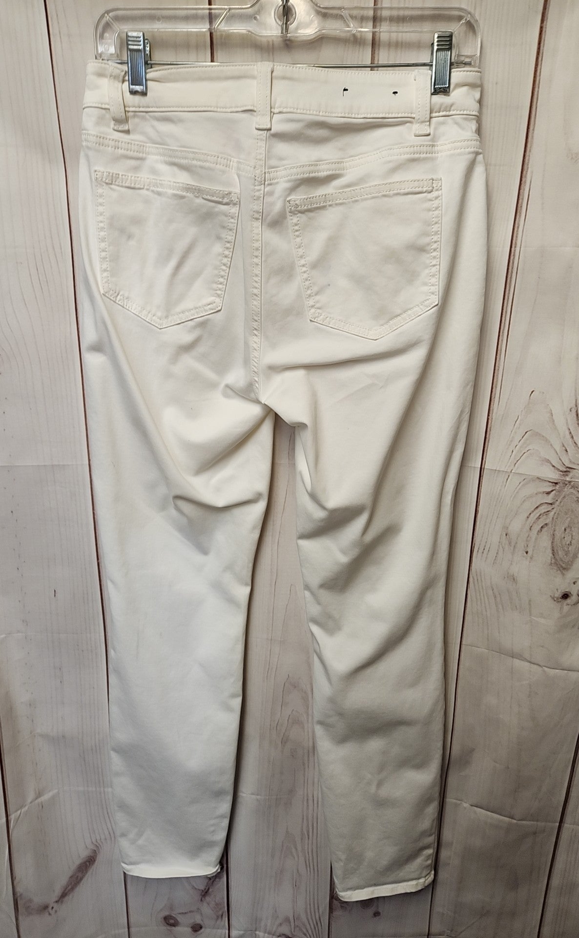 Ann Taylor Women's Size 6 White Pants The Skinny Curvy Fit