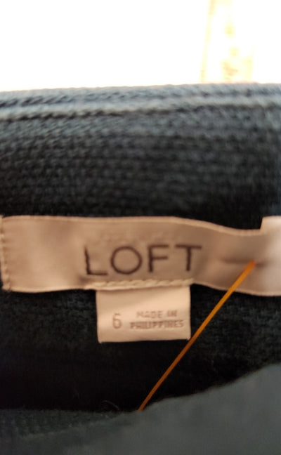 Loft Women's Size 6 Teal Skirt
