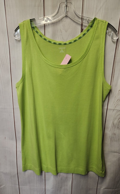 Lands End Women's Size XL Green Sleeveless Top