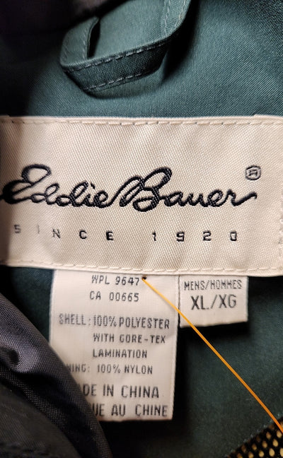 Eddie Bauer Men's Size XL Green Jacket