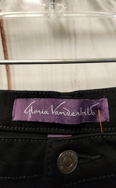 Gloria Vanderbilt Women's Size 12 Black Pants Amanda