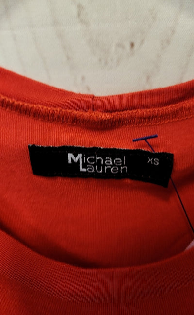 Michael Lauren Women's Size XS Red Sleeveless Top