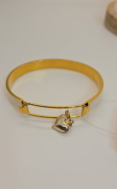 White & Gold Bracelet