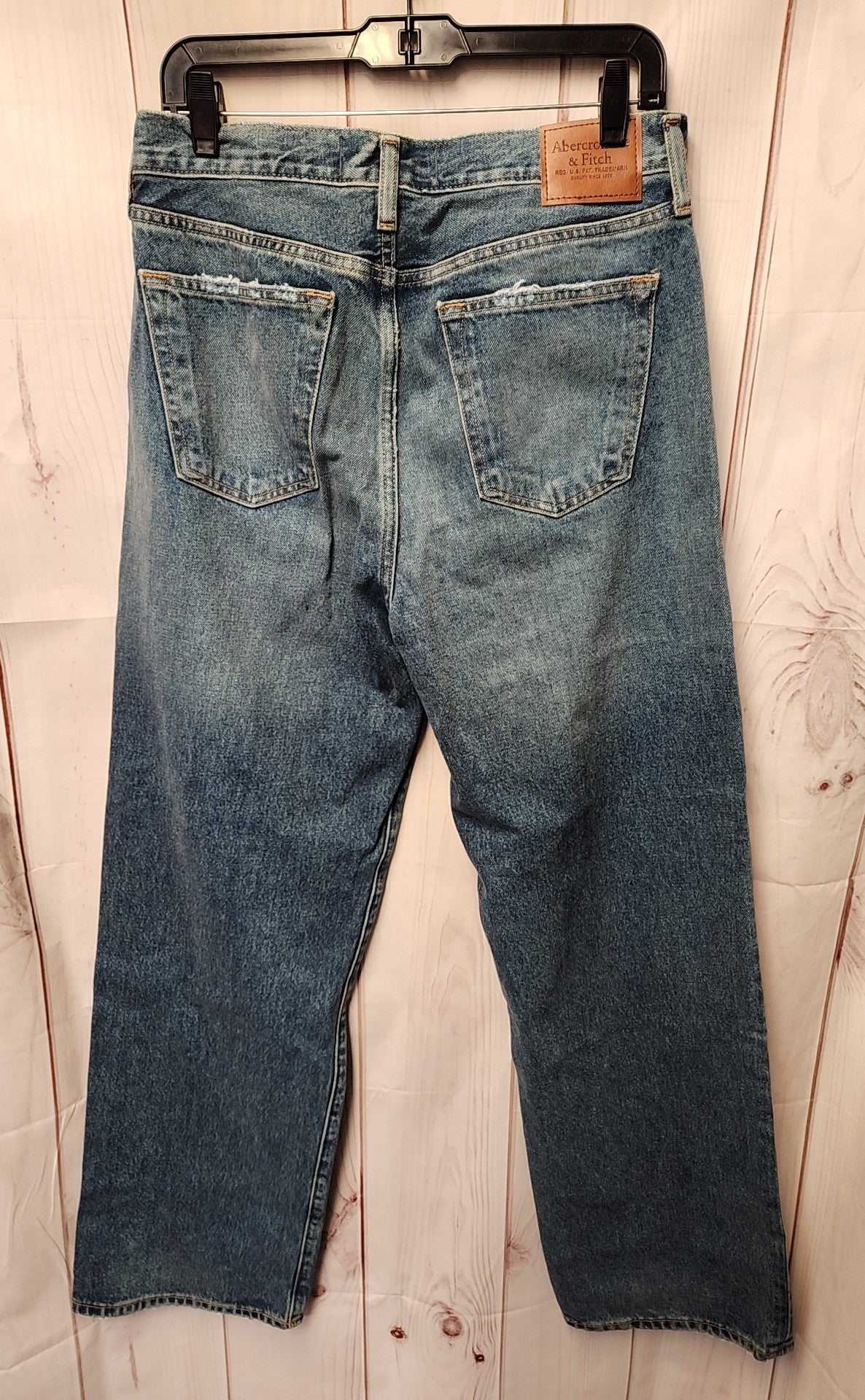 NWT Abercrombie & Fitch Men's Size 31x32 Blue Jeans Baggy
