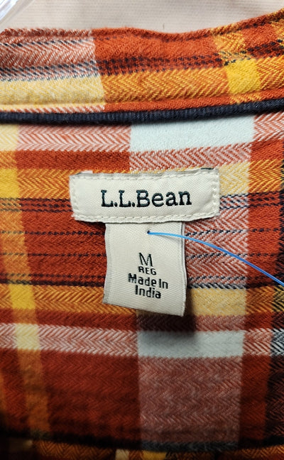 LL Bean Women's Size M Red Long Sleeve Top