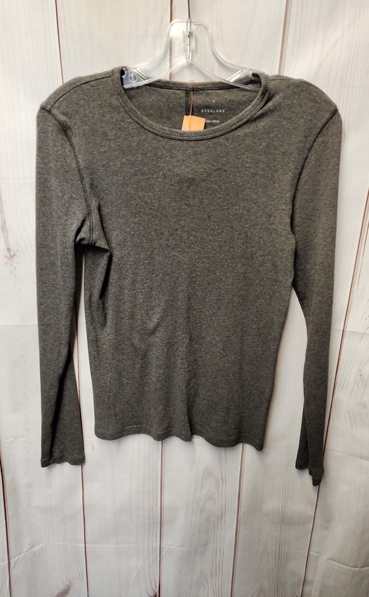 Everlane Women's Size L Gray Long Sleeve Top