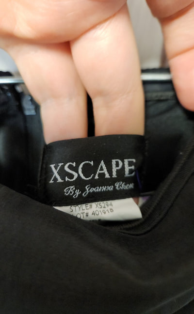 NWT Xscape Women's Size 6 Black Dress