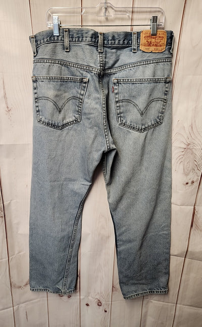 Levis Men's Size 38x30 Blue Jeans 505