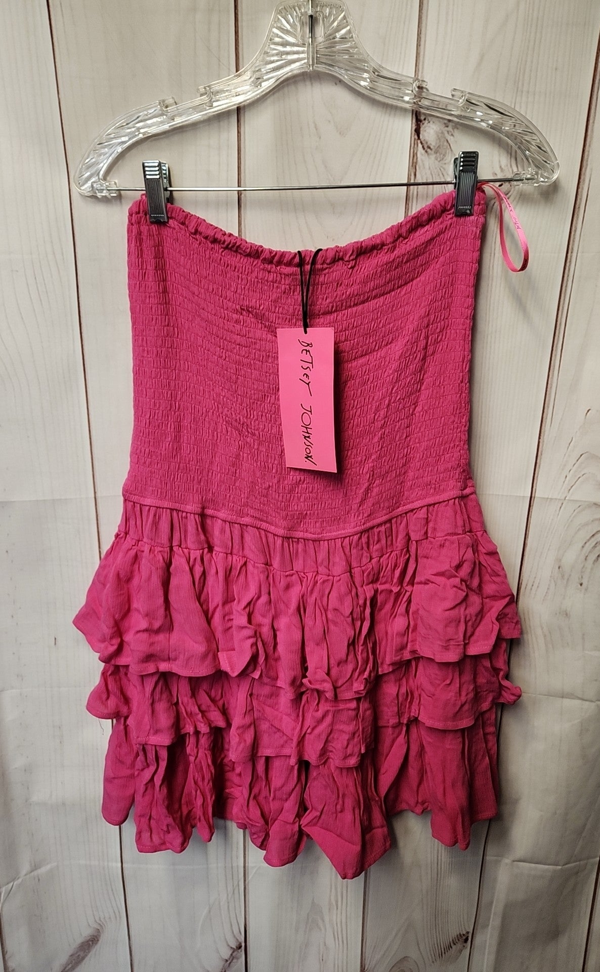 NWT Betsey Johnson Women's Size M Pink Dress