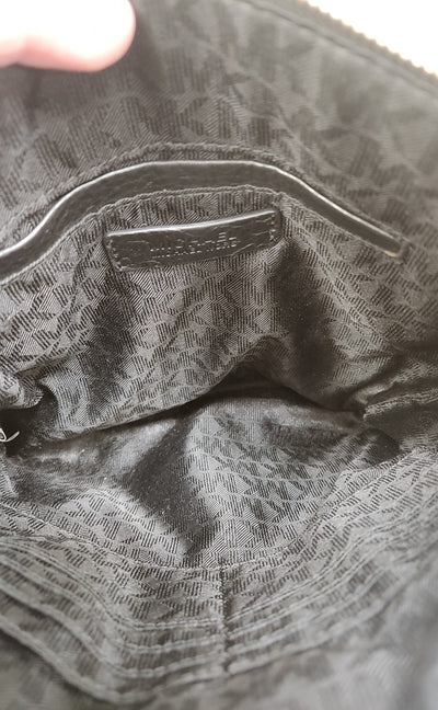 Michael Kors Black Leather Purse Bag