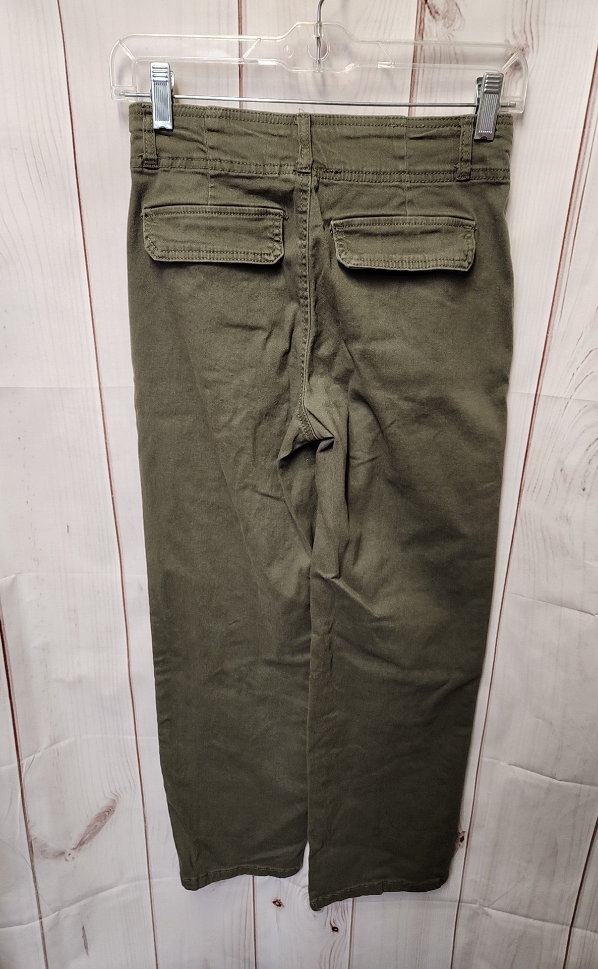 Re Generations Women's Size 25 (0) Olive Green Pants Relaxed Straight