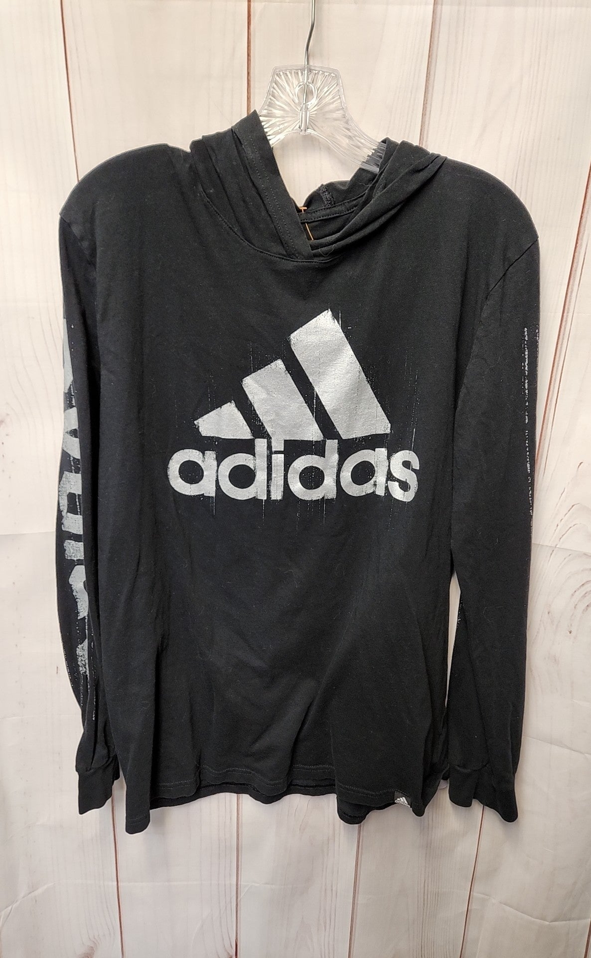 Adidas Boy's Size 18/20 Black Shirt