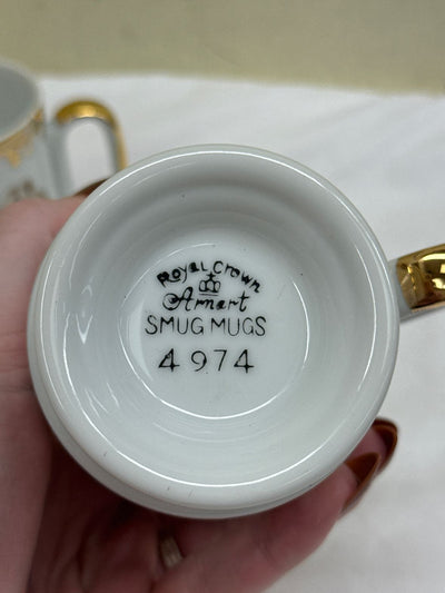 2PCS Arnart Smug Mugs Royal Crown Greek Classic Mugs