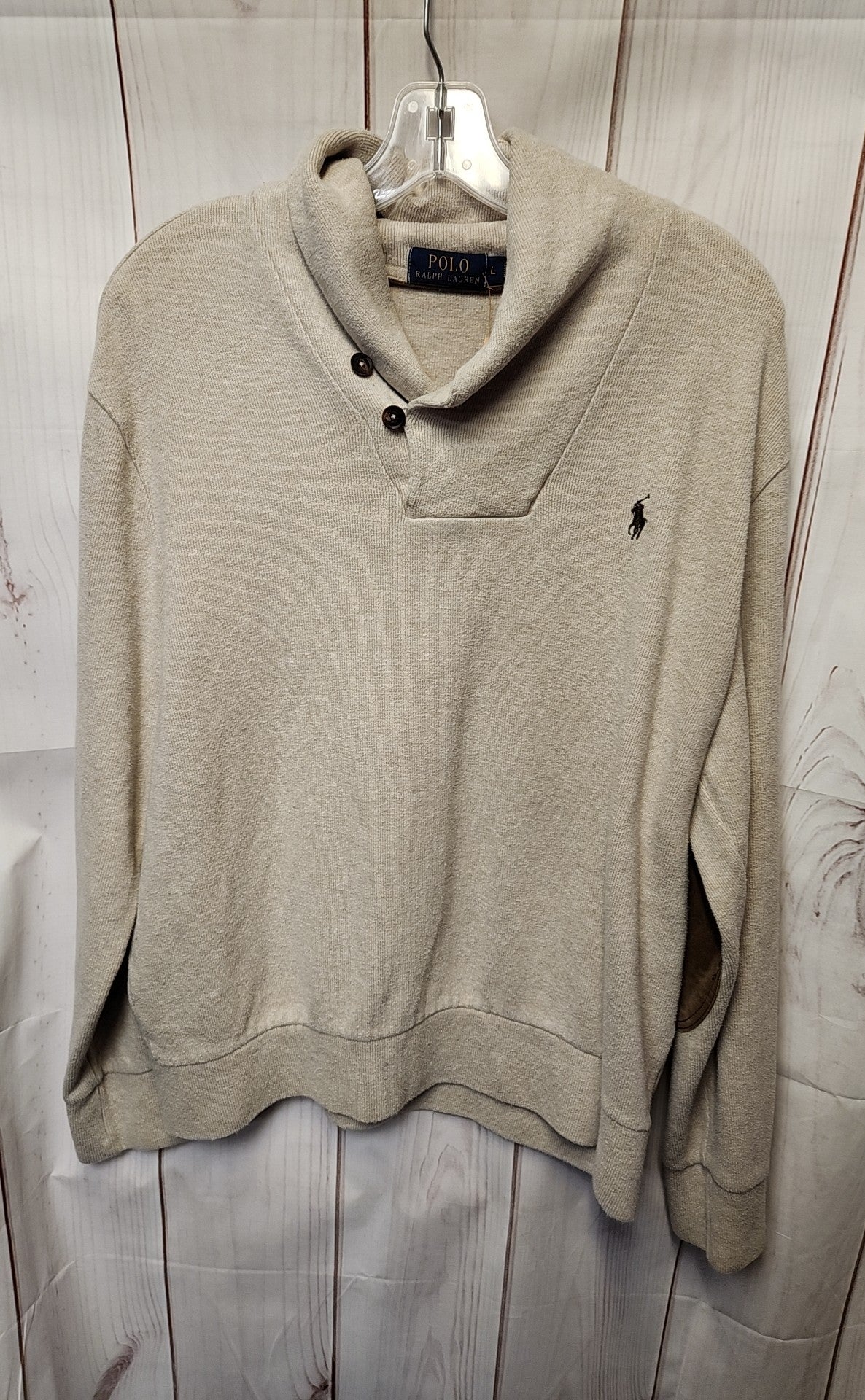 Polo by Ralph Lauren Men's Size L Beige Sweater