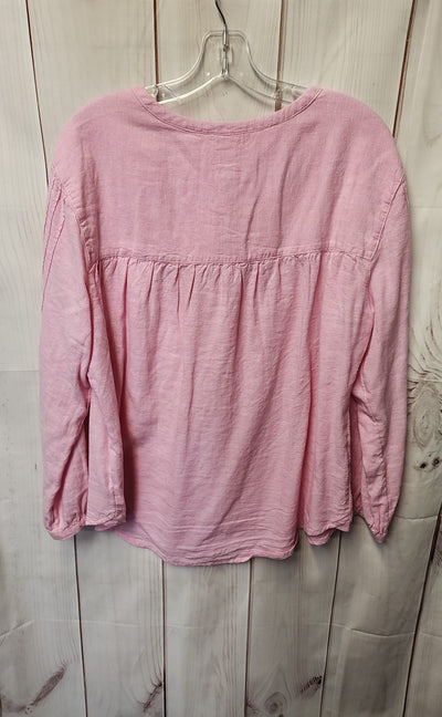 Joie Women's Size L Pink Long Sleeve Top