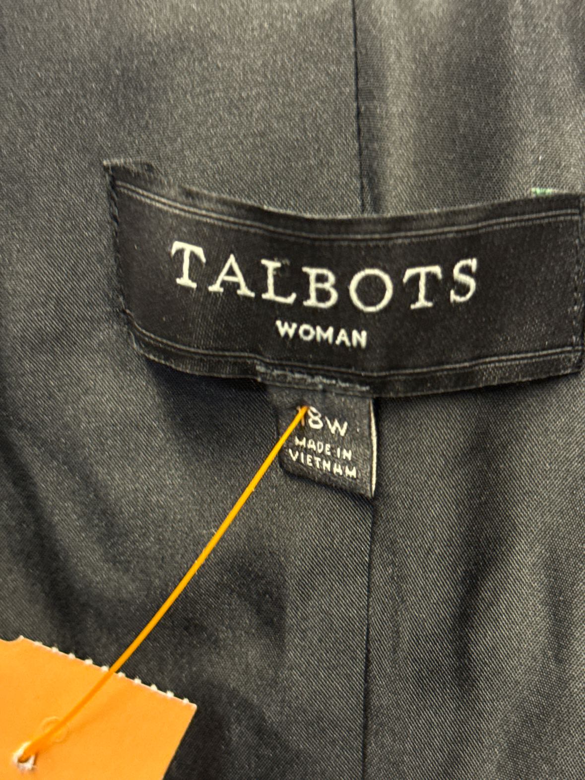 Talbots Women's Size 18W Black Jacket