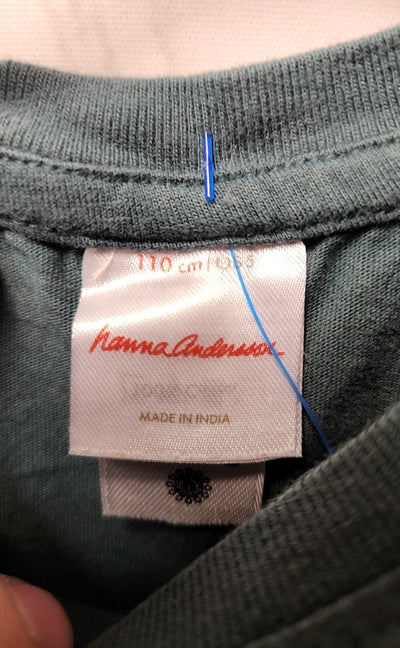 Hanna Andersson Girl's Size 5 Green Shirt