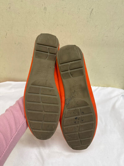 M&S Women's Size 8 Orange Flats Shoes