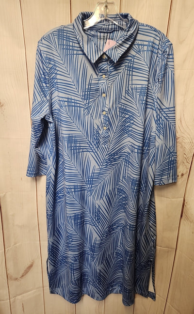 Vineyard Vines Women's Size XL Blue Dress