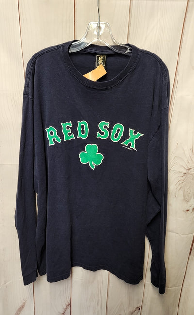 Red Sox Men's Size XXL Navy Shirt