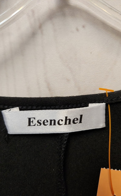 Esenchel Women's Size XL Black Short Sleeve Top