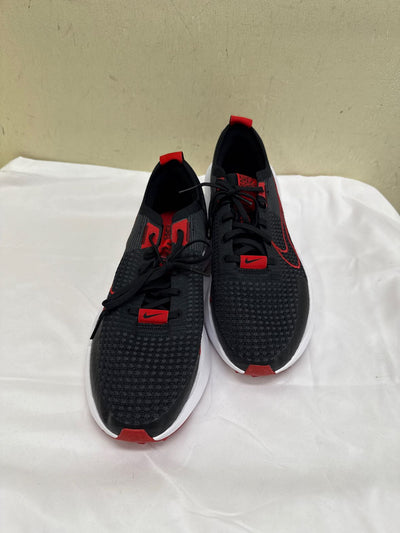 Nike Interact Run Road Running Shoes Men's Size 9-1/2 Black & Red Shoes