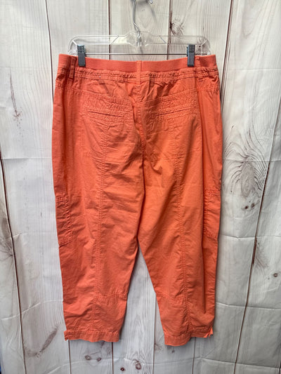 Chico's Women's Size 1.5 = US 10 Peach Pants Crop