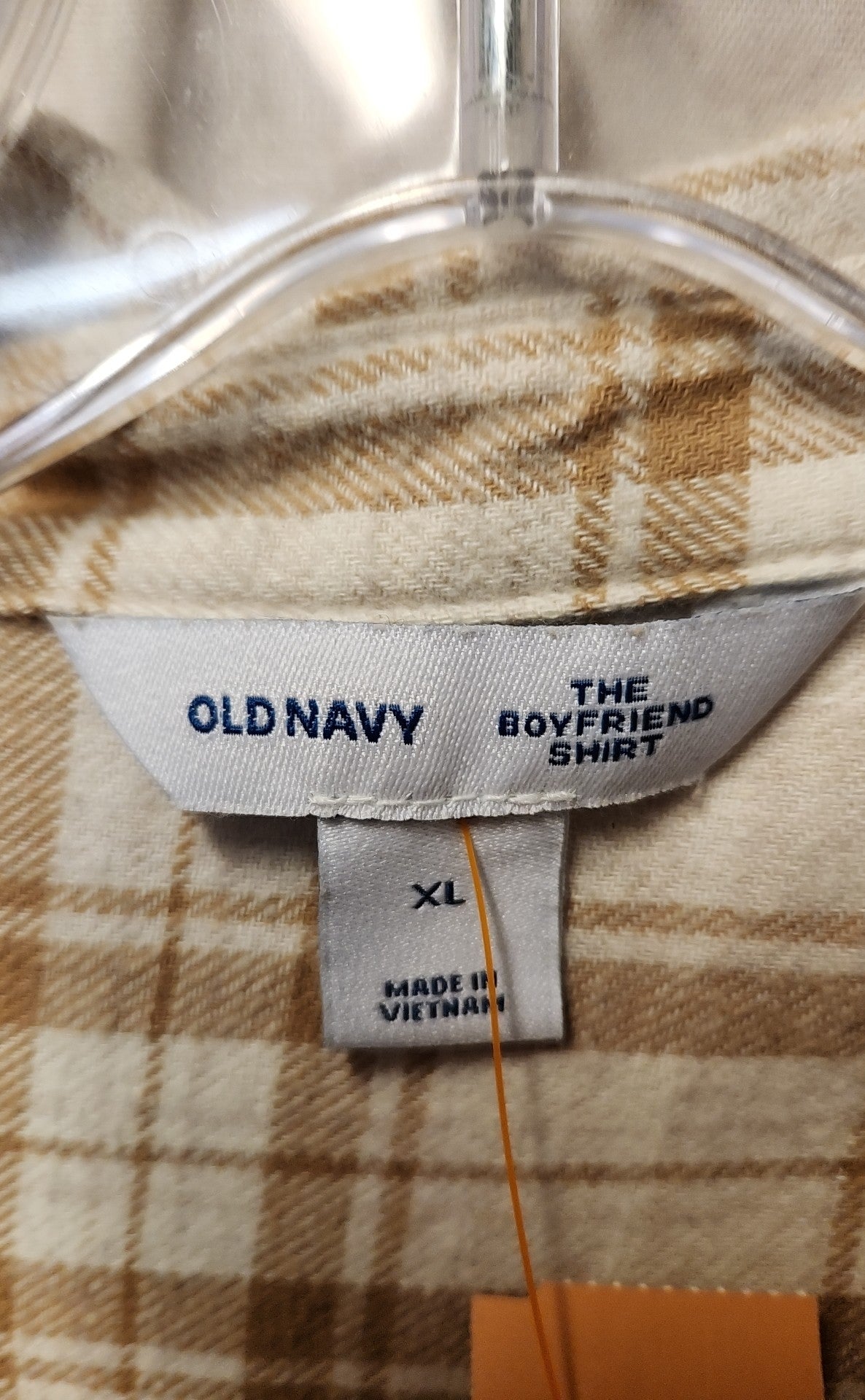 Old Navy Women's Size XL Beige Long Sleeve Top