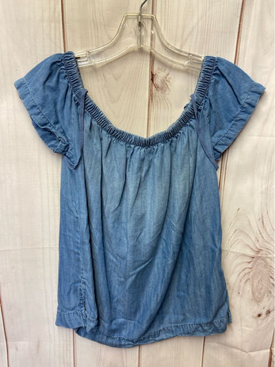 Cloth & Stone Women's Size XS Blue Short Sleeve Top