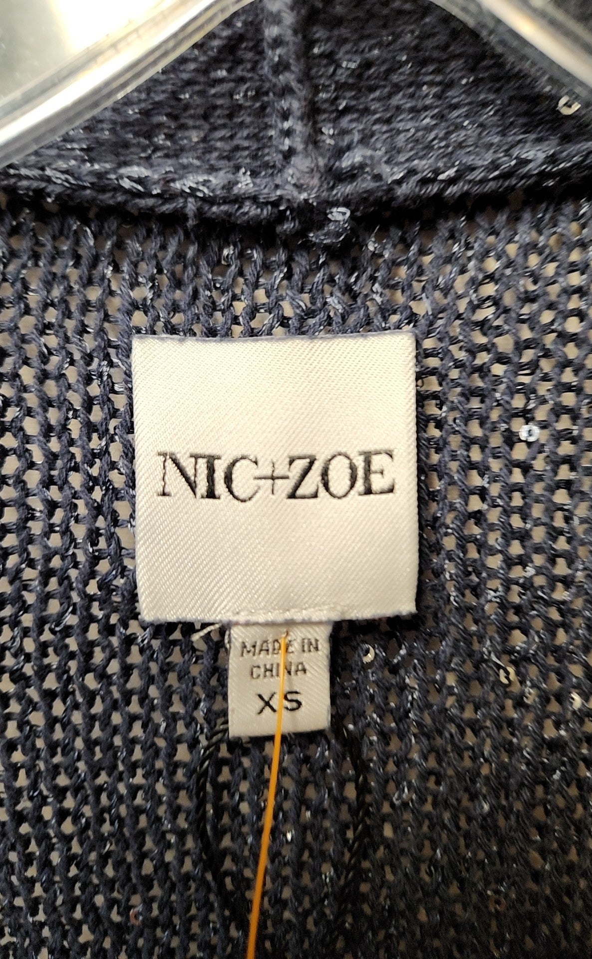 Nic & Zoe Women's Size XS Navy Cardigan