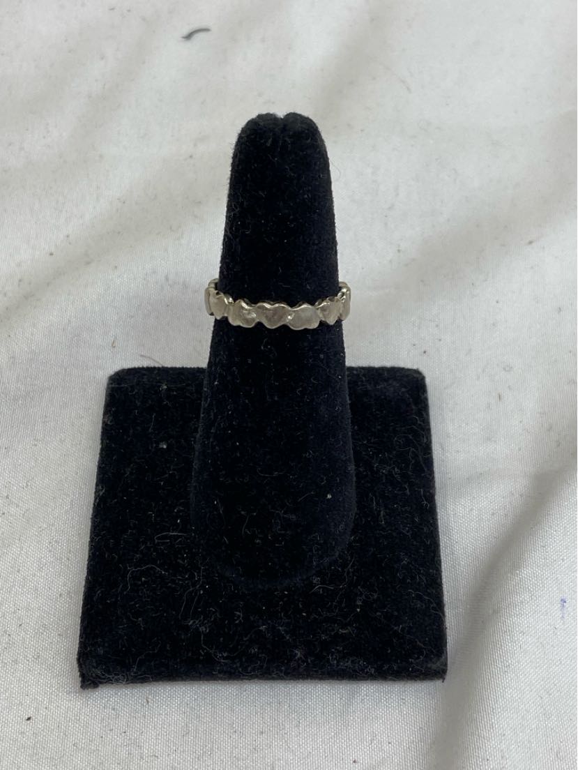 Heart Ring Size 7 Silver Ring