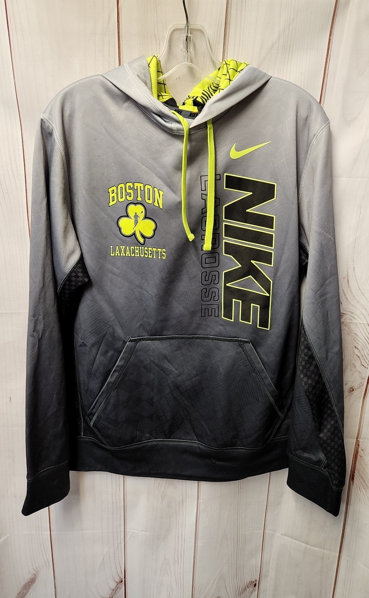 Nike Boston Laxachusetts Women's Size S Gray Hoodie