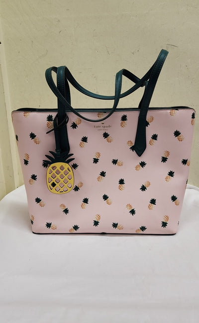 Kate Spade Marlee Pink Pineapple Tote Bag