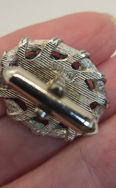 VTG Swank Silver Cufflinks