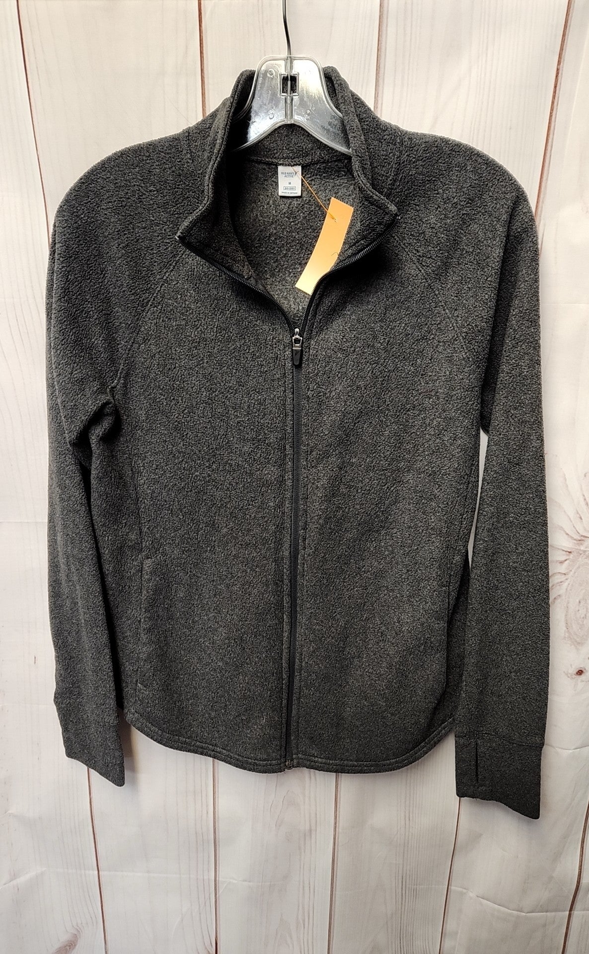 Old Navy Women's Size M Gray Full Zip Sweatshirt