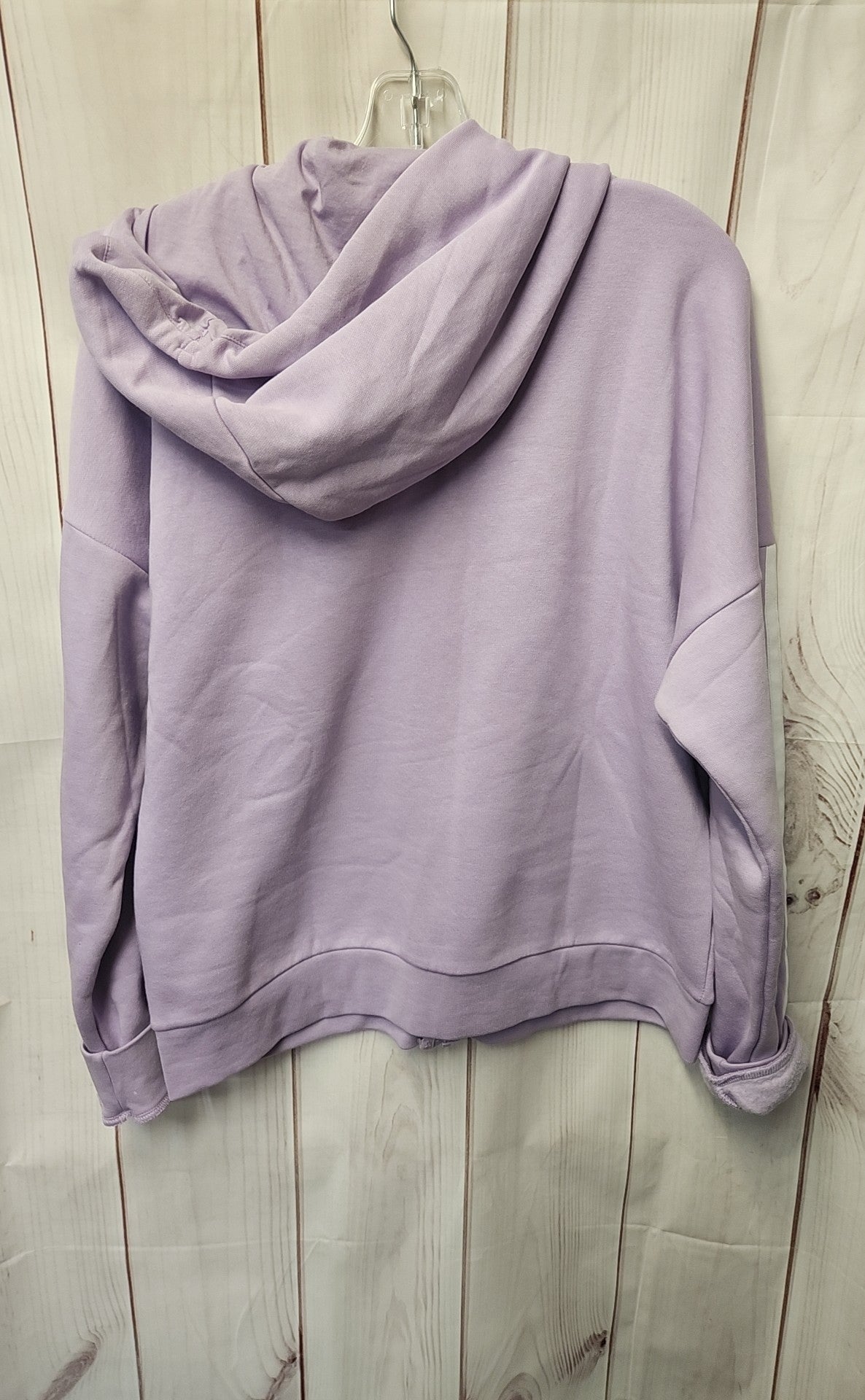 Adidas Women's Size M Lavender Full Zip Hooded Sweatshirt