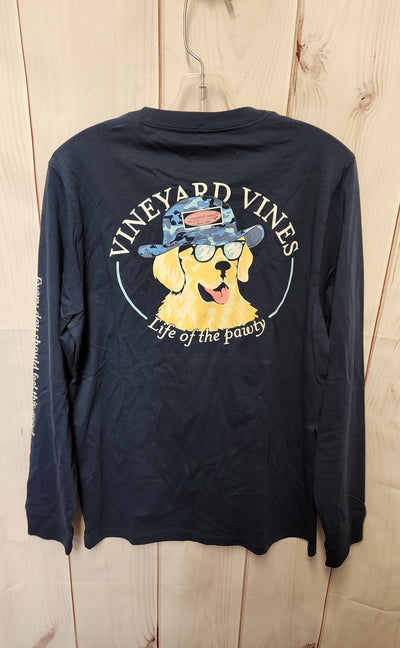 NWT Vineyard Vines Boy's Size 16 Navy Shirt