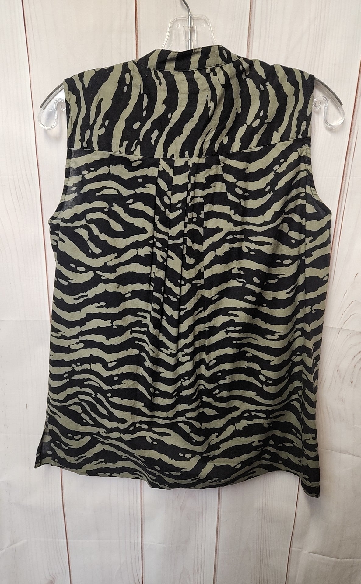 Michael Kors Women's Size M Gray & Black Sleeveless Top